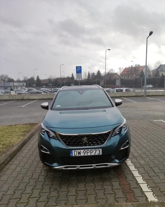 Peugeot 5008 cena 84999 przebieg: 42000, rok produkcji 2018 z Wrocław małe 121